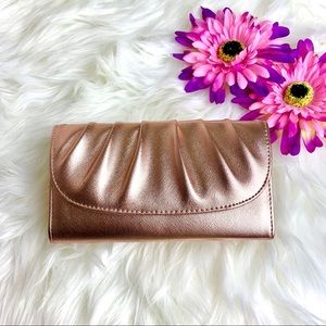 💖3 for $20💖 Rose gold Wallet Clutch style
